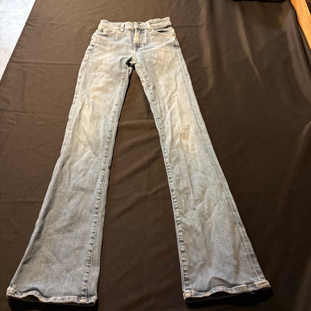 Y2K 7 For All Mankind Italian Flare Jeans,light wash with
Size 23